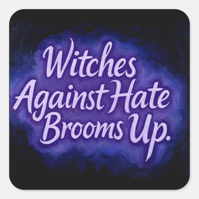 Adesivo Quadrado BruxasContraÓdio (Frente)