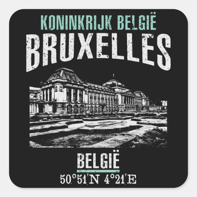 Adesivo Quadrado Bruxelas (Frente)