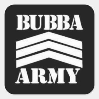 ADESIVO QUADRADO BUBBA ARMY