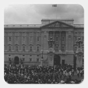 Adesivo Quadrado Buckingham Palace da velha guarda de Inglaterra