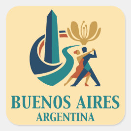 Adesivo Quadrado Buenos Aires Argentina