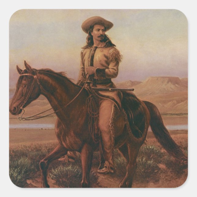 Adesivo Quadrado Buffalo Bill (Frente)