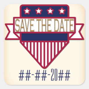 Adesivo Quadrado Bully Pulpit (Coleção de Casamentos) 1904