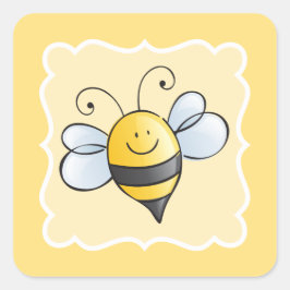 Adesivo Quadrado Bumblebee Amarelo e Negro