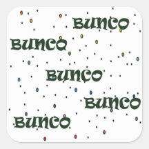 Bunco Stickers