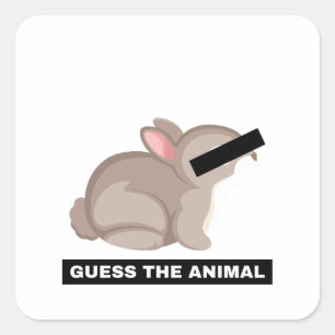 Adesivo Quadrado Bunny