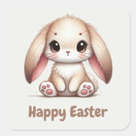 Adesivo Quadrado Bunny Eared Wonder