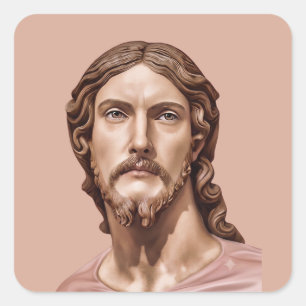Adesivo Quadrado BUSTO DE CRISTO O SALVADOR por MICHELANGELO 2026