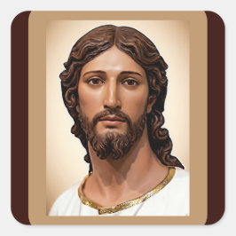 Adesivo Quadrado BUSTO DE CRISTO O SALVADOR por MICHELANGELO 2026
