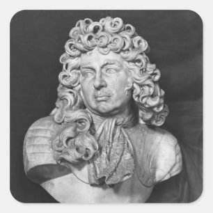 Adesivo Quadrado Busto de Francois de Crequy, c.1690