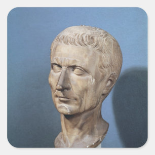 Adesivo Quadrado Busto de Júlio César