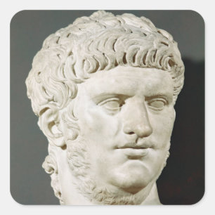 Adesivo Quadrado Busto de Nero