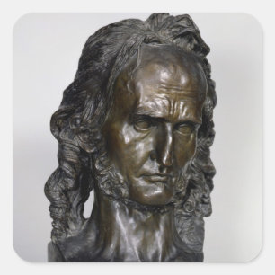 Adesivo Quadrado Busto de Nicolo Paganini 1830