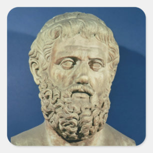 Adesivo Quadrado Busto de Sophocles