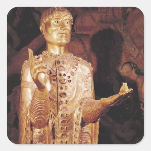 Adesivo Quadrado Busto de St. Baudime