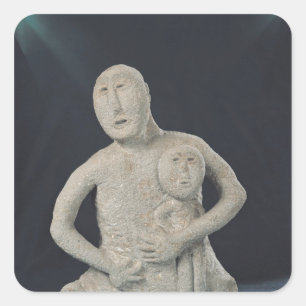 Adesivo Quadrado Busto de uma deusa da mãe