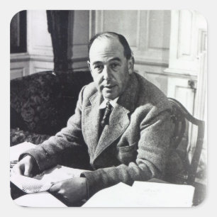Adesivo Quadrado C.S. Lewis