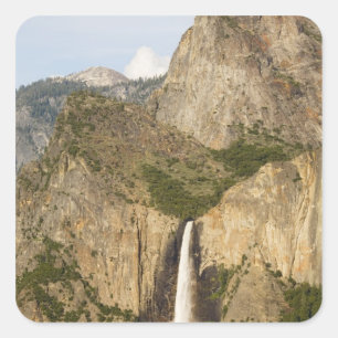 Adesivo Quadrado CA, Parque Nacional de Yosemite, Cachoeira Bridalv