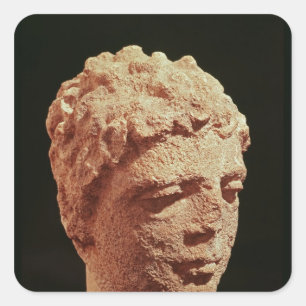 Adesivo Quadrado Cabeça de uma divindade