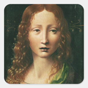 Adesivo Quadrado Cabeça do salvador