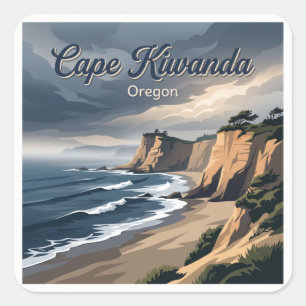 Adesivo Quadrado Cabo Kiwanda Pacific City EUA