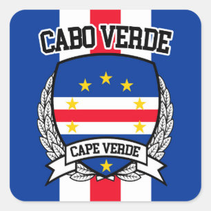 Adesivo Quadrado Cabo Verde