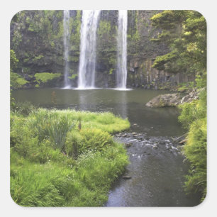 Adesivo Quadrado Cachoeira de Whangarei, Whangarei, Northland, Nova