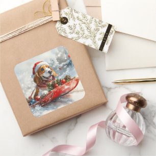 Adesivo Quadrado Cachorro Cachorro Caçado Cachorro Caçado Cachorro 