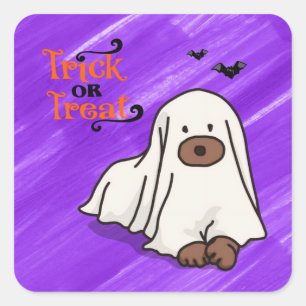 Adesivo Quadrado Cachorro Cachorro Cujo Fantasma Costume De Hallowe