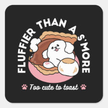 Cachorro Engraçado e Design de S'more – Pun para A