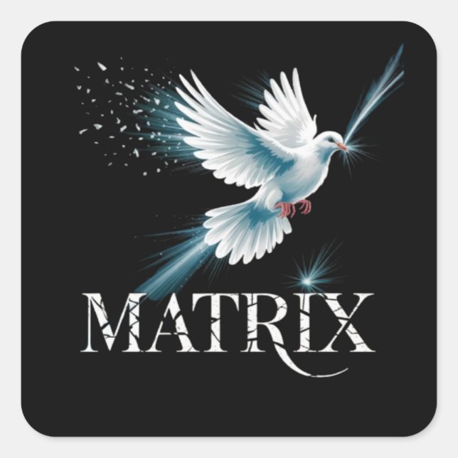 Adesivo Quadrado Cadeias de Destino Roubado (Frente)