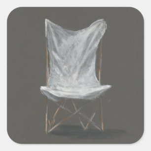 Adesivo Quadrado Cadeira de plataforma