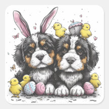 Cães Berneses de Montanha de Páscoa