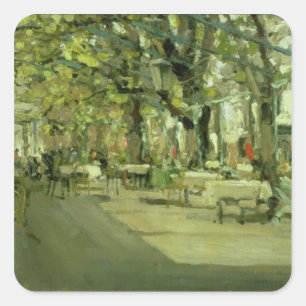 Adesivo Quadrado Café em Yalta, 1905