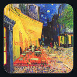Adesivo Quadrado Café Terrace Place du Forum Van Gogh Fine Art<br><div class="desc">Cafe Terrace Place du Forum, Vincent van Gogh, Arles, setembro de 1888. A pintura encontra-se atualmente no Museu Kröller-Müller, em Otterlo, Países Baixos. Vincent Willem van Gogh (30 de março de 1853 - 29 de julho de 1890) era um artista Poste-impressionista neerlandês. Algumas de suas pinturas estão agora entre as...</div>