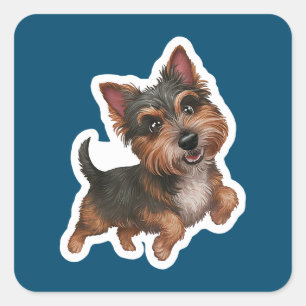 Adesivo Quadrado Cairn Terrier
