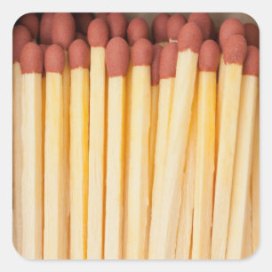 Adesivo Quadrado Caixa de fósforos