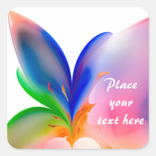 Adesivo Quadrado Caixa de Presente do Grande Arco