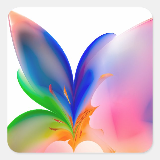 Adesivo Quadrado Caixa de Presente do Grande Arco (Frente)