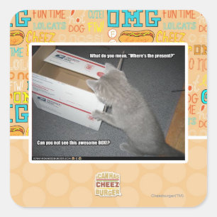 Adesivo Quadrado Caixa Incrível