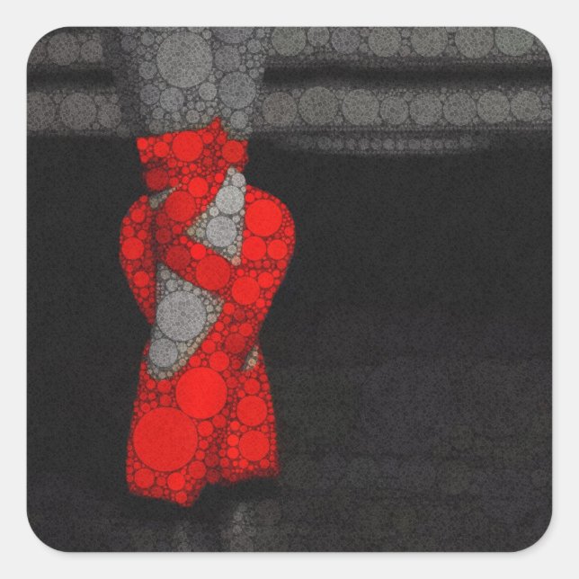 Adesivo Quadrado Calçados Ballerina Balé (Frente)