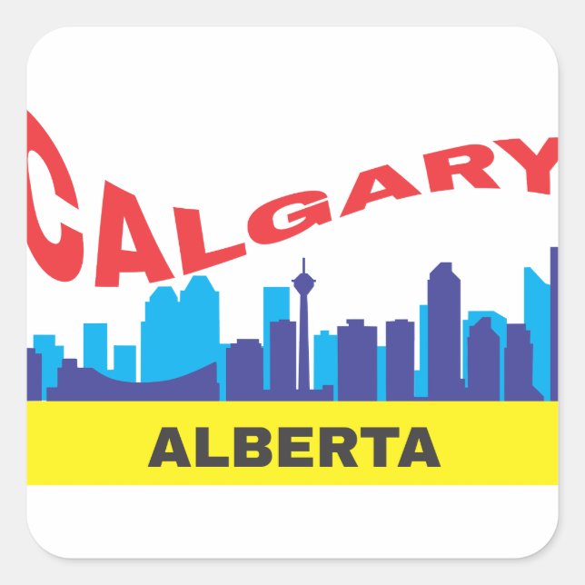 Adesivo Quadrado Calgary (Frente)
