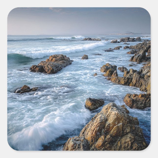 Adesivo Quadrado California Coast (Frente)