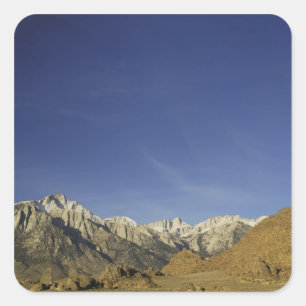 Adesivo Quadrado Califórnia, Monte Whitney, Floresta Nacional Inyo