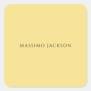 Adesivo Quadrado Caligrafia Chic Simples Nome Próprio Jasmin