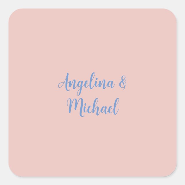 Adesivo Quadrado Caligrafia exclusiva de nomes de tendências de Na  (Frente)