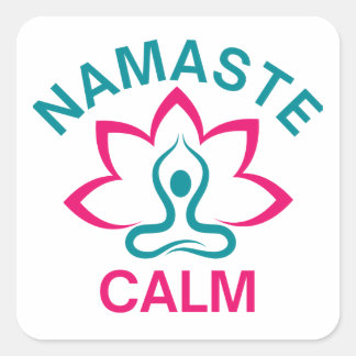 Adesivo Quadrado Calm de Namaste