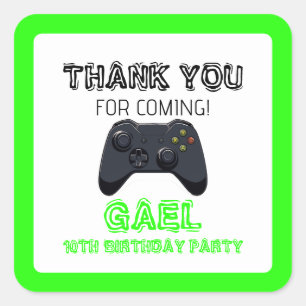 Adesivo Quadrado Caminhão de Jogo de Jogo Verde