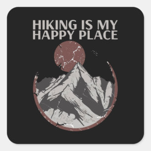 Adesivo Quadrado Caminho - Caminho É Meu Lugar Feliz