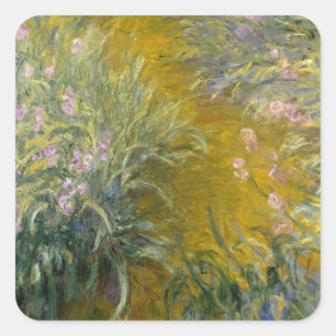 Adesivo Quadrado Caminho pelos irlandeses, Monet